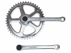 Diverse Kranksæt 46 Tand Stål Krom 170 Mm