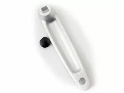 Diverse Pedalarm Venstre Vandret Firkant 170 Mm – Aluminium Sølv