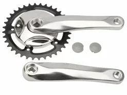 Lasco – Kranksæt – 38 Tands – 170 Mm – Alu Arm Med Stålkædehjul