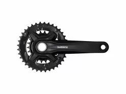 Shimano FC-MT210-B2 – Kranksæt Boost 2 X 9 Gear – 36/22 Tands – 175mm – Uden Chain Guard