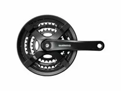 Shimano Crankset 6/7/8-Speed Black
