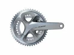 Shimano 105 Kranksæt – FC-R7000 Sølv – 50/34 Tands Klinger – 172,5mm Pedalarme