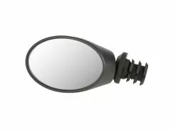 M-Wave Spy Oval – Cykelspejl – Til Styrende Montering – 360° Justerbar – Sort