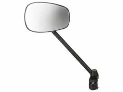 M-Wave Spy Base – Cykelspejl – Til Styrmontering – H/V Universel – 360° Justerbar – Sort –